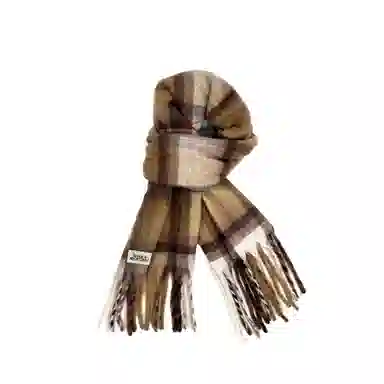 加菲猫家族 秋冬季高级氛围感多巴胺色系百搭蓬松柔软亲肤保暖 绒线围巾 男女同款情侣款