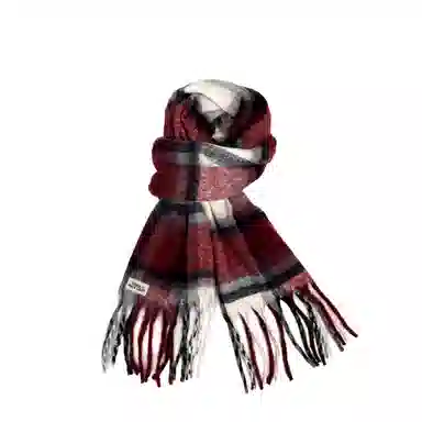 加菲猫家族 秋冬季高级氛围感多巴胺色系百搭蓬松柔软亲肤保暖 绒线围巾 男女同款情侣款