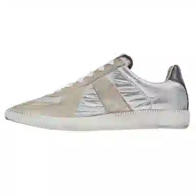 Maison Margiela Replica Low Top Sneakers Silver