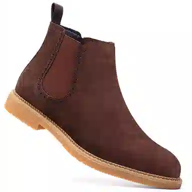 牛反绒 韩版大码英伦风舒适百搭短靴 短筒 马丁靴 男款