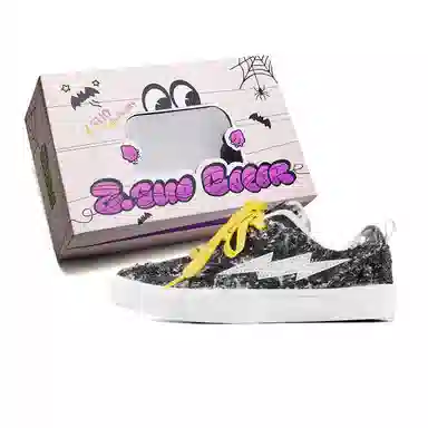 Z.SUO Black Low-Top Sneakers