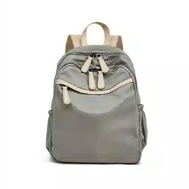 老人头 时尚百搭大容量简约通勤 织物 双肩包 常规 女款 多色