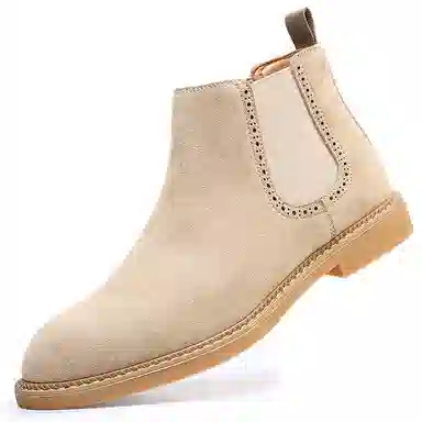 牛反绒 韩版大码英伦风舒适百搭短靴 短筒 马丁靴 男款