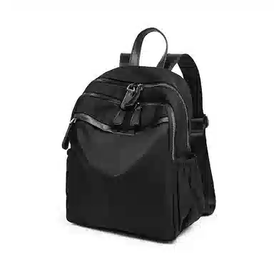 老人头 时尚百搭大容量简约通勤 织物 双肩包 常规 女款 多色