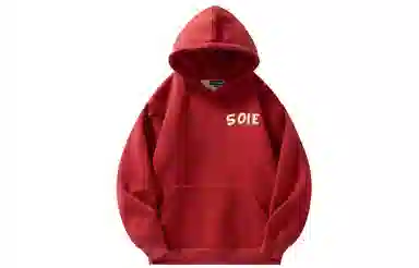 SOIEPLUS Retro Dog Logo Hoodie