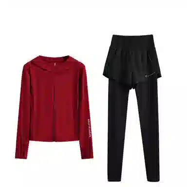 百思绒  舒适跑步训练运动  瑜伽套装  女款