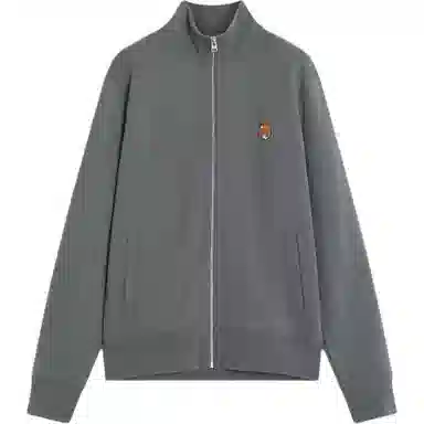 Maison Kitsune FOX HEAD ZIPPED REGULAR SWEATSHIRT