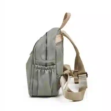 老人头 时尚百搭大容量简约通勤 织物 双肩包 常规 女款 多色