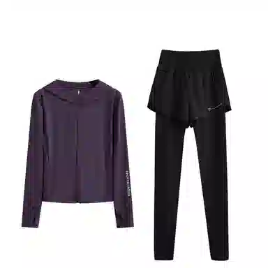 百思绒  舒适跑步训练运动  瑜伽套装  女款