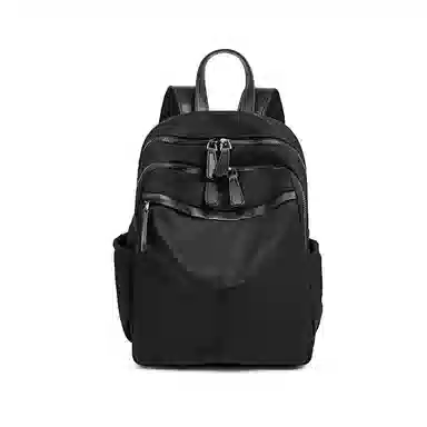 老人头 时尚百搭大容量简约通勤 织物 双肩包 常规 女款 多色