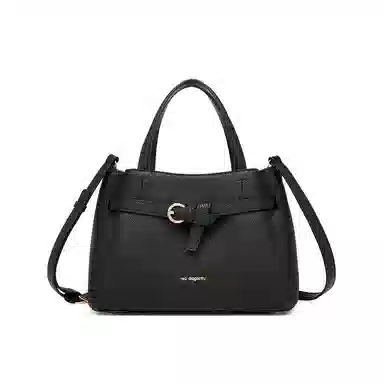 红蜻蜓 高级感小众潮流时尚百搭单肩斜挎包 合成革 手提包 常规 女款 黑色/卡其色