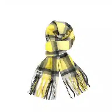 加菲猫家族 秋冬季高级氛围感多巴胺色系百搭蓬松柔软亲肤保暖 绒线围巾 男女同款情侣款