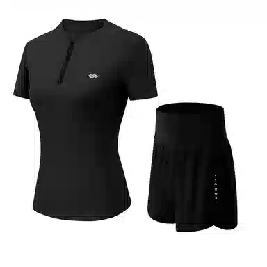 百思绒  时尚简约轻便  健身套装  女款