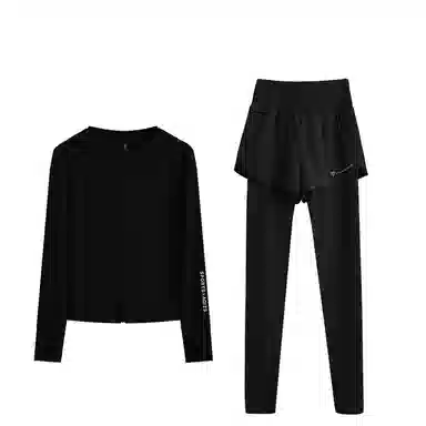 百思绒  舒适跑步训练运动  瑜伽套装  女款