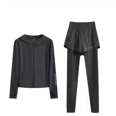 百思绒  舒适跑步训练运动  瑜伽套装  女款