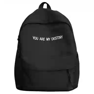 Wiersaam Nylon Backpack Black Beige