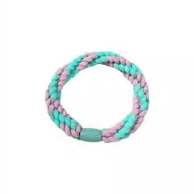 尚先生 糖果色发圈韩国可爱基础款女扎马皮套发饰 编织皮筋 头绳 女款