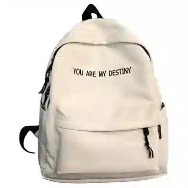 Wiersaam Nylon Backpack Black Beige