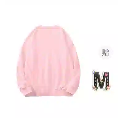 棉购 韩系卡通潮流苹果印花圆领慵懒感百搭休闲卫衣 女款