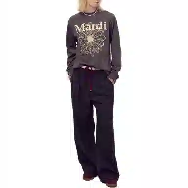 MARDI MERCREDI FW25 TSHIRT LONG SLEEVE FLOWERMARDI T