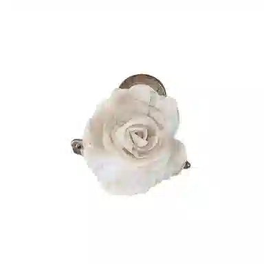 希铃 玫瑰花朵 高级感精致 优雅半扎抓夹 女款