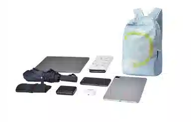 spare no pains Backpack Blue