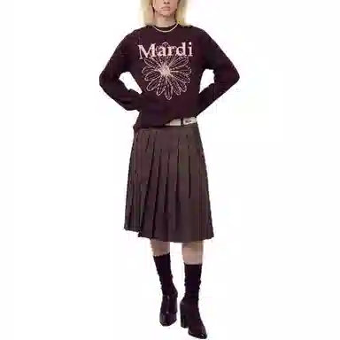 MARDI MERCREDI FW25 TSHIRT LONG SLEEVE FLOWERMARDI T