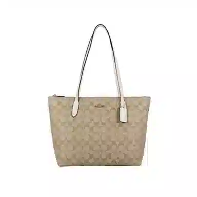 COACH Zip Top Tote PVC
