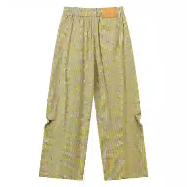 Mr. Jiangnan Vintage Plaid Pants