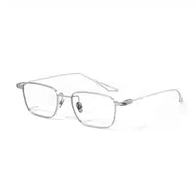 【可配度数】 苍木优品 高端设计师款近视镜框 可定制近视镜片超轻复古方框钛架眼睛 钛 方形 功能性眼镜 男女同款情侣款