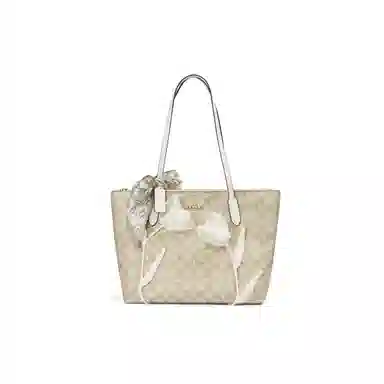 COACH Zip Top Tote PVC