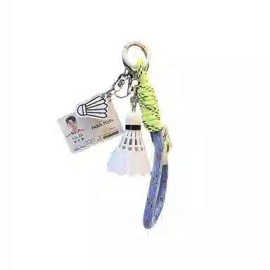 玄唐 志田千阳桃天贤斗安塞龙李梓嘉超级丹拿督奥运会赛卡羽球人钥匙扣包包挂件#好运 亚克力 配饰 男女同款情侣款