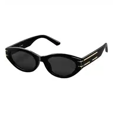 薇尚 窄框个性潮流猫眼小框欧美高级感街拍出片方圆脸显瘦复古防晒防紫外线 太阳眼镜 男女同款情侣款