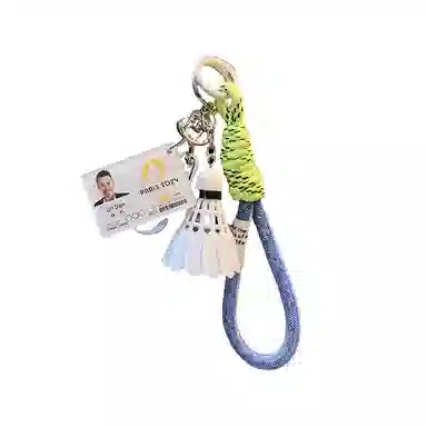 玄唐 志田千阳桃天贤斗安塞龙李梓嘉超级丹拿督奥运会赛卡羽球人钥匙扣包包挂件#好运 亚克力 配饰 男女同款情侣款