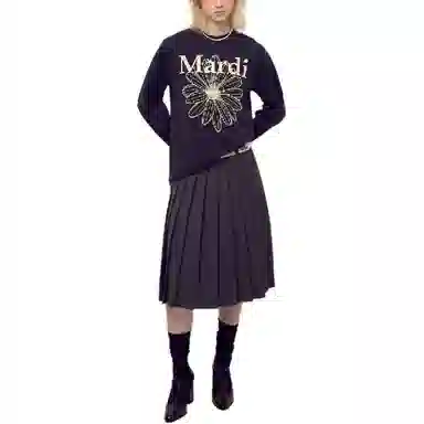 MARDI MERCREDI FW25 TSHIRT LONG SLEEVE FLOWERMARDI T