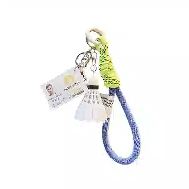 玄唐 志田千阳桃天贤斗安塞龙李梓嘉超级丹拿督奥运会赛卡羽球人钥匙扣包包挂件#好运 亚克力 配饰 男女同款情侣款