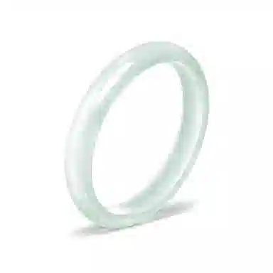 匠锁心玉 远山黛天青冻美人镯 新中式国风 小众典雅 吉祥如意轻奢高级清冷感 极简风 潮流年轻气质百搭 温润手饰显白#好运 琉璃 手镯 女款