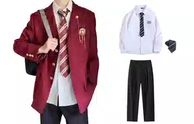 DK Uniform Single-Breasted Blazer