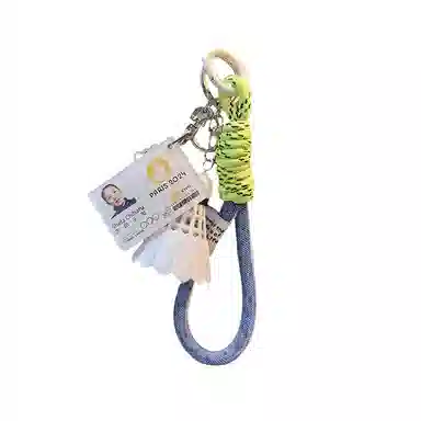 玄唐 志田千阳桃天贤斗安塞龙李梓嘉超级丹拿督奥运会赛卡羽球人钥匙扣包包挂件#好运 亚克力 配饰 男女同款情侣款