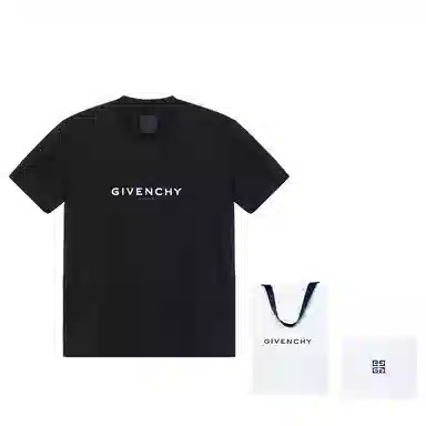 Givenchy SS21 Reverse Logo T-Shirt Black