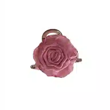 希铃 玫瑰花朵 高级感精致 优雅半扎抓夹 女款