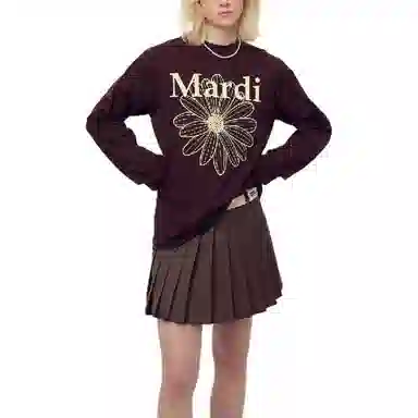MARDI MERCREDI FW25TSHIRT LONG SLEEVE FLOWERMARDI T
