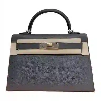 HERMES Mini Kelly Epsom 85 Ardoise