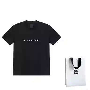 Givenchy SS21 Reverse Logo T-Shirt Black