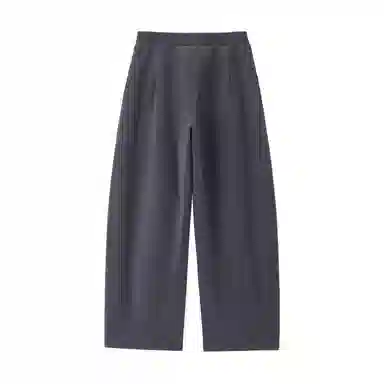 佐丹奴 破骨松紧腰针织阔腿长裤休闲裤 女款