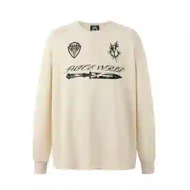 Juice Wrld FW25 Henley Waffle Long Sleeve