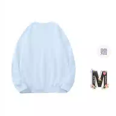 棉购 韩系卡通潮流苹果印花圆领慵懒感百搭休闲卫衣 女款