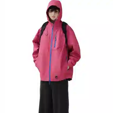 大卫贝肯  美式情侣款户外登山服潮休闲宽松日常百搭连帽  防水防风透气耐磨防泼水冲锋衣 男女同款