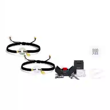 饰伴 转运平安扣国风复古平安扣小众设计手编绳如意手绳 琉璃 手链 男女同款情侣款