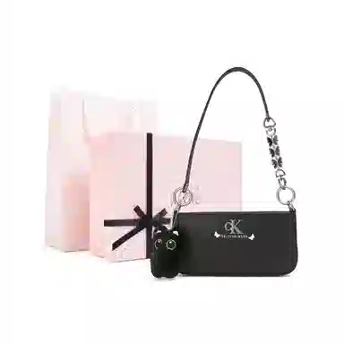 Calvin Klein Pearl Chain Shoulder Bag